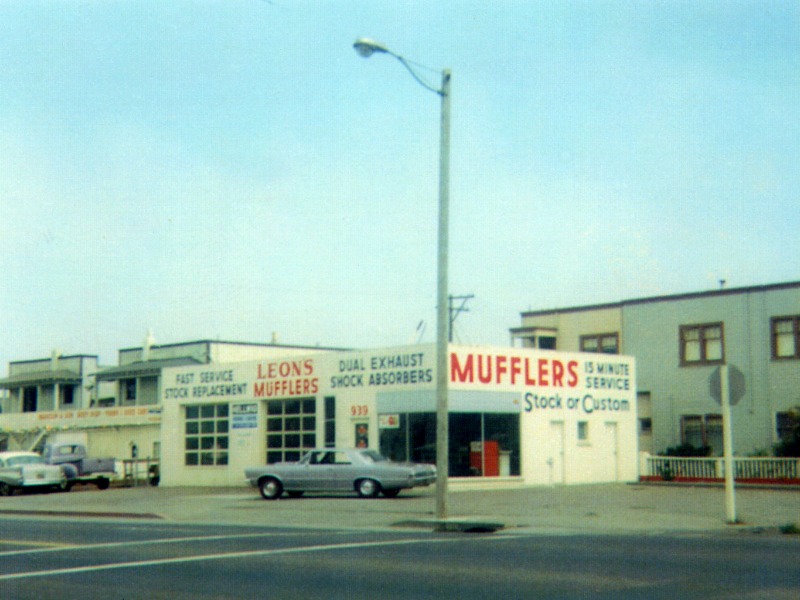 Leon's Car Care Center front old color photo 